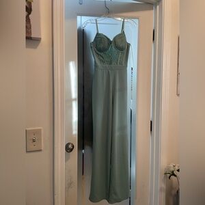 Iris Light Green Fabric